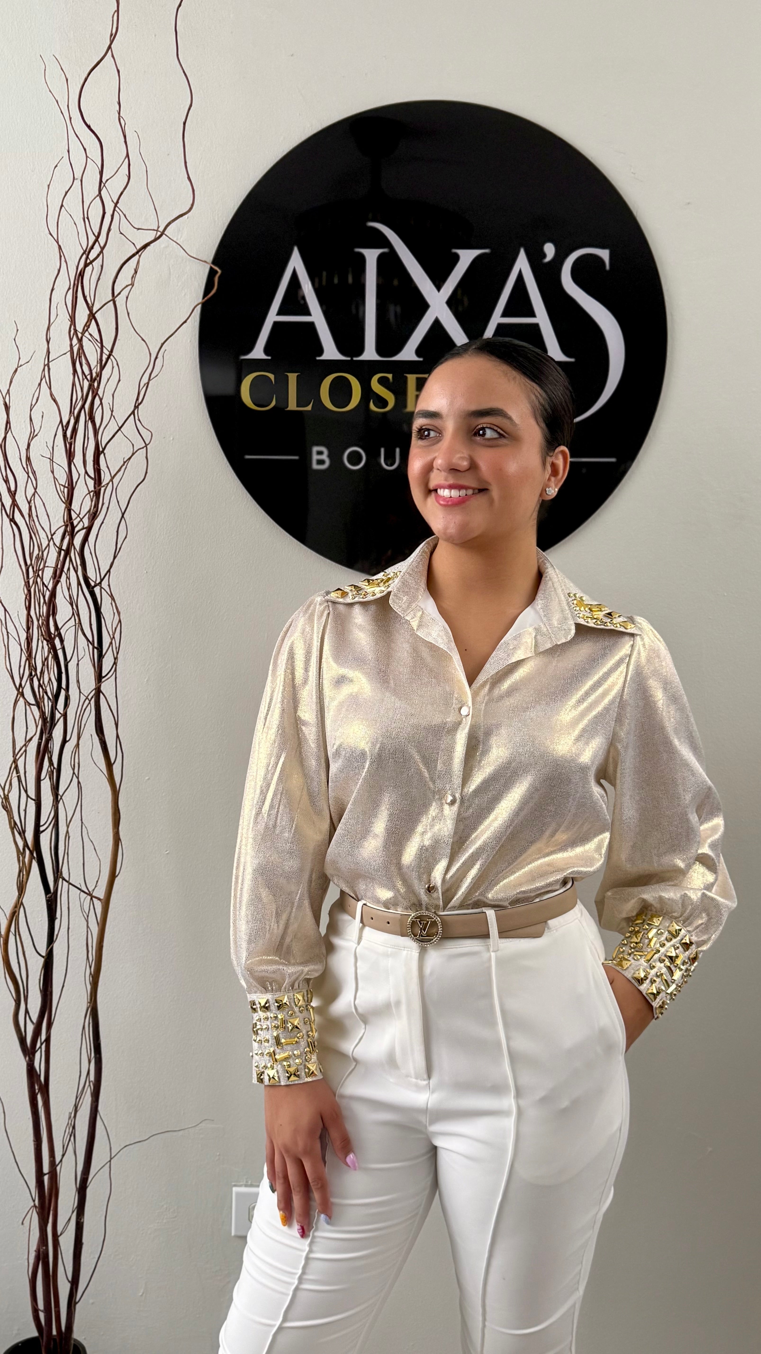 Golden Muse Blouse