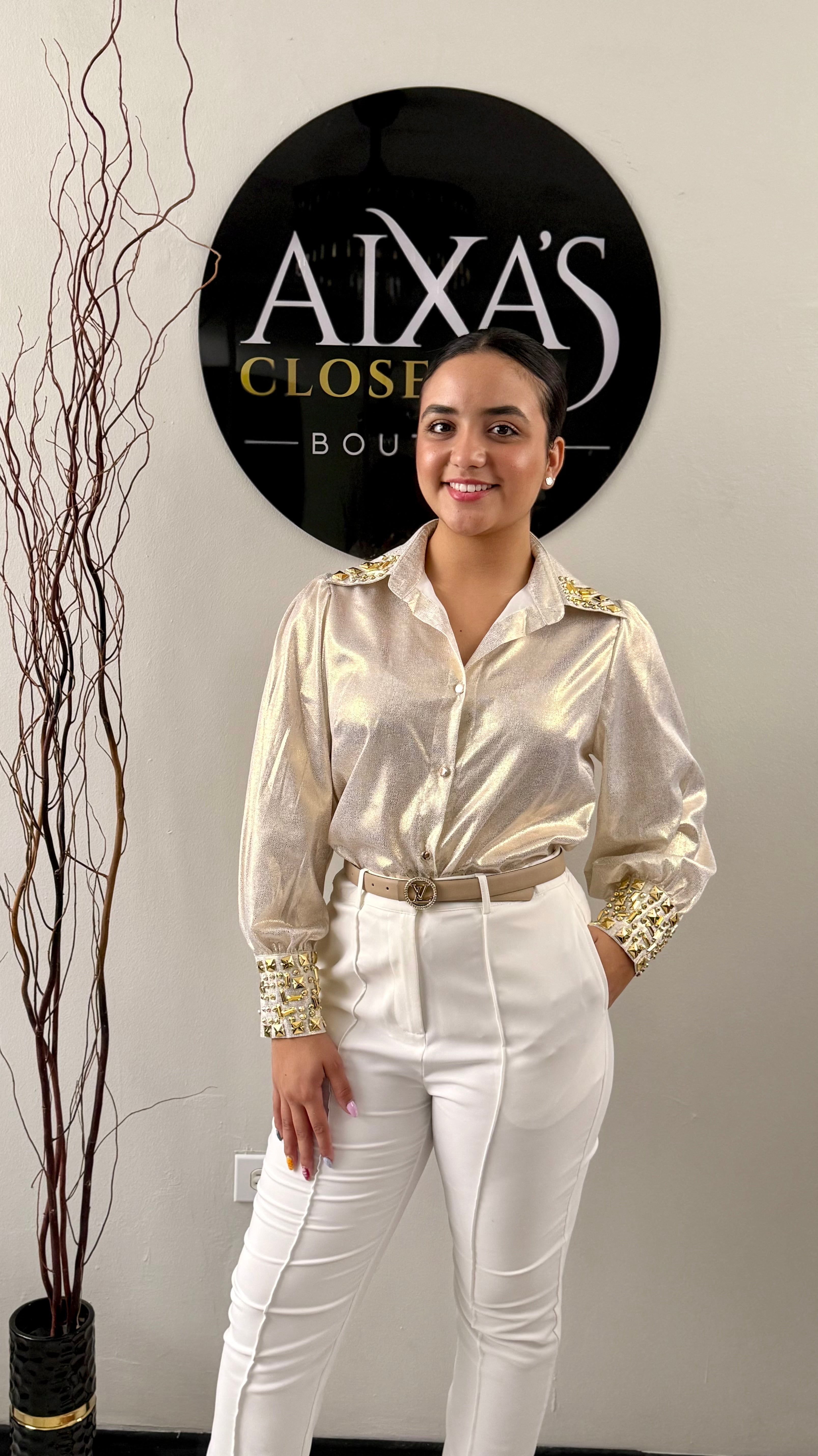 Golden Muse Blouse