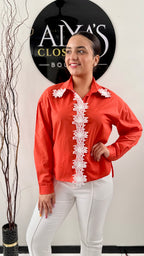 Coral Muse Blouse