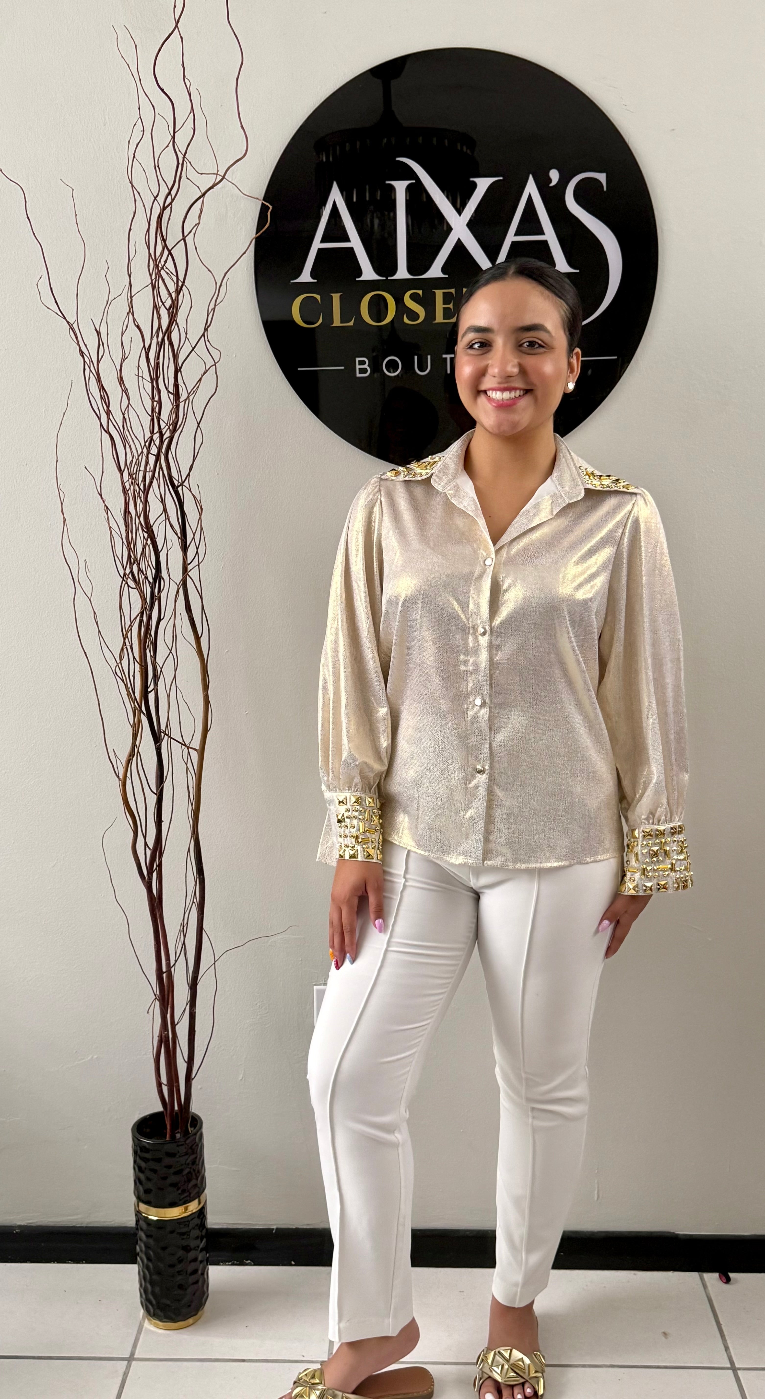 Golden Muse Blouse
