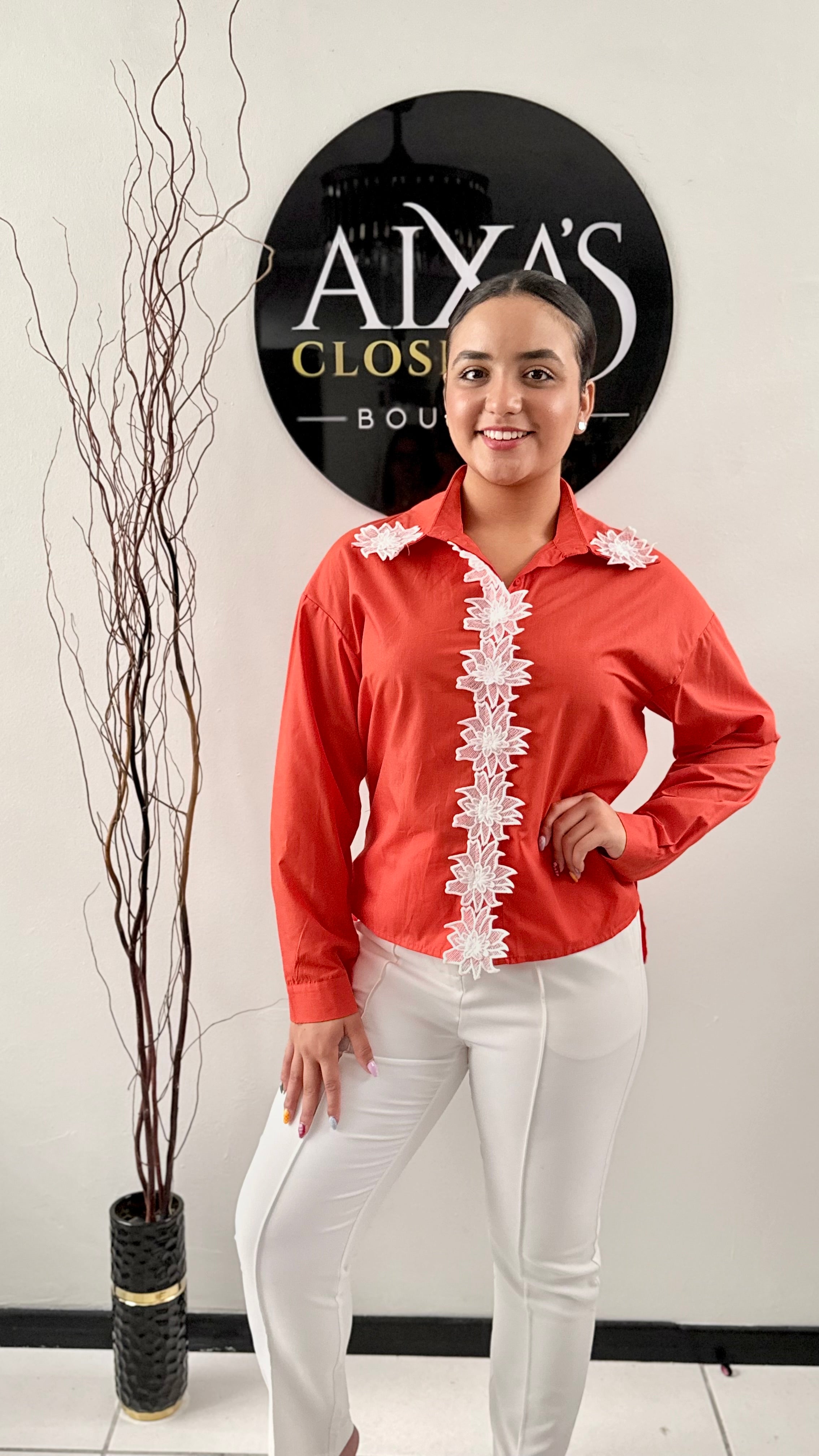 Coral Muse Blouse