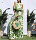 Tropical Breeze Halter Jumpsuit