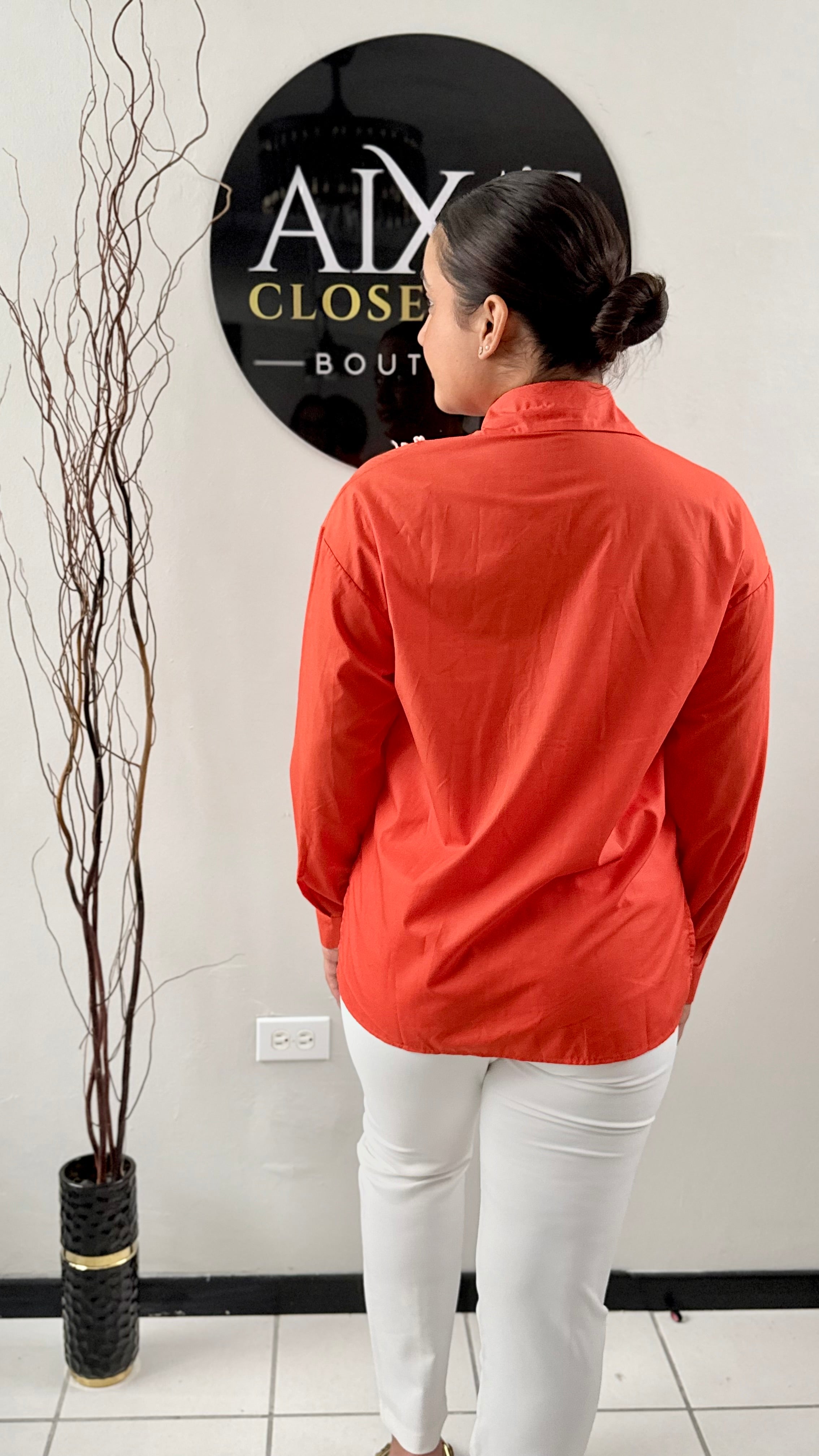Coral Muse Blouse