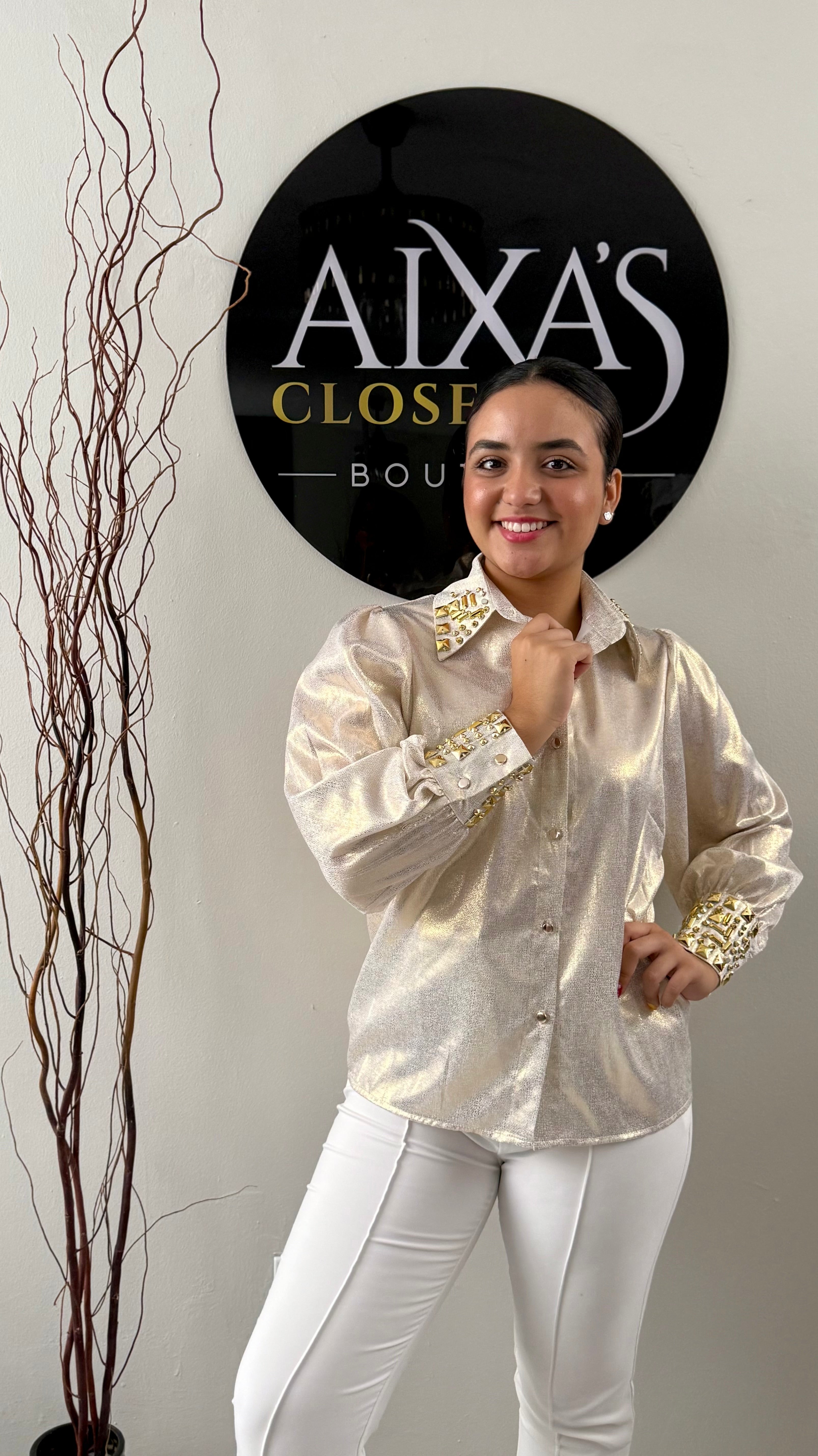 Golden Muse Blouse