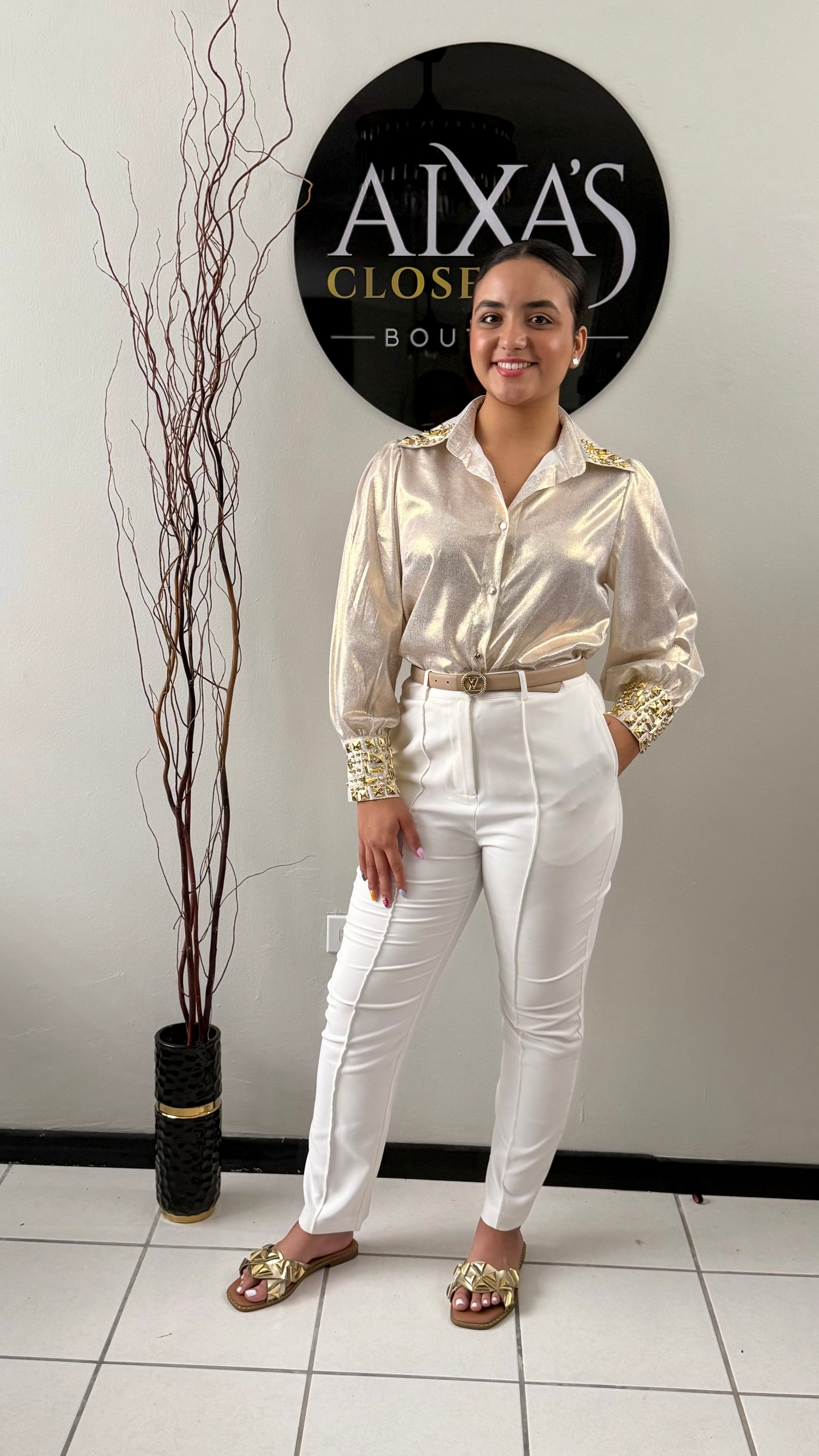 Golden Muse Blouse