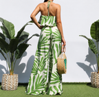 Tropical Breeze Halter Jumpsuit