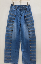 Napoleon Statement Wide Leg Jeans