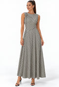 Monaco Striped Maxi Dress