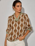Savannah Print Blouse