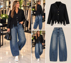 Black Fringe Statement Vest