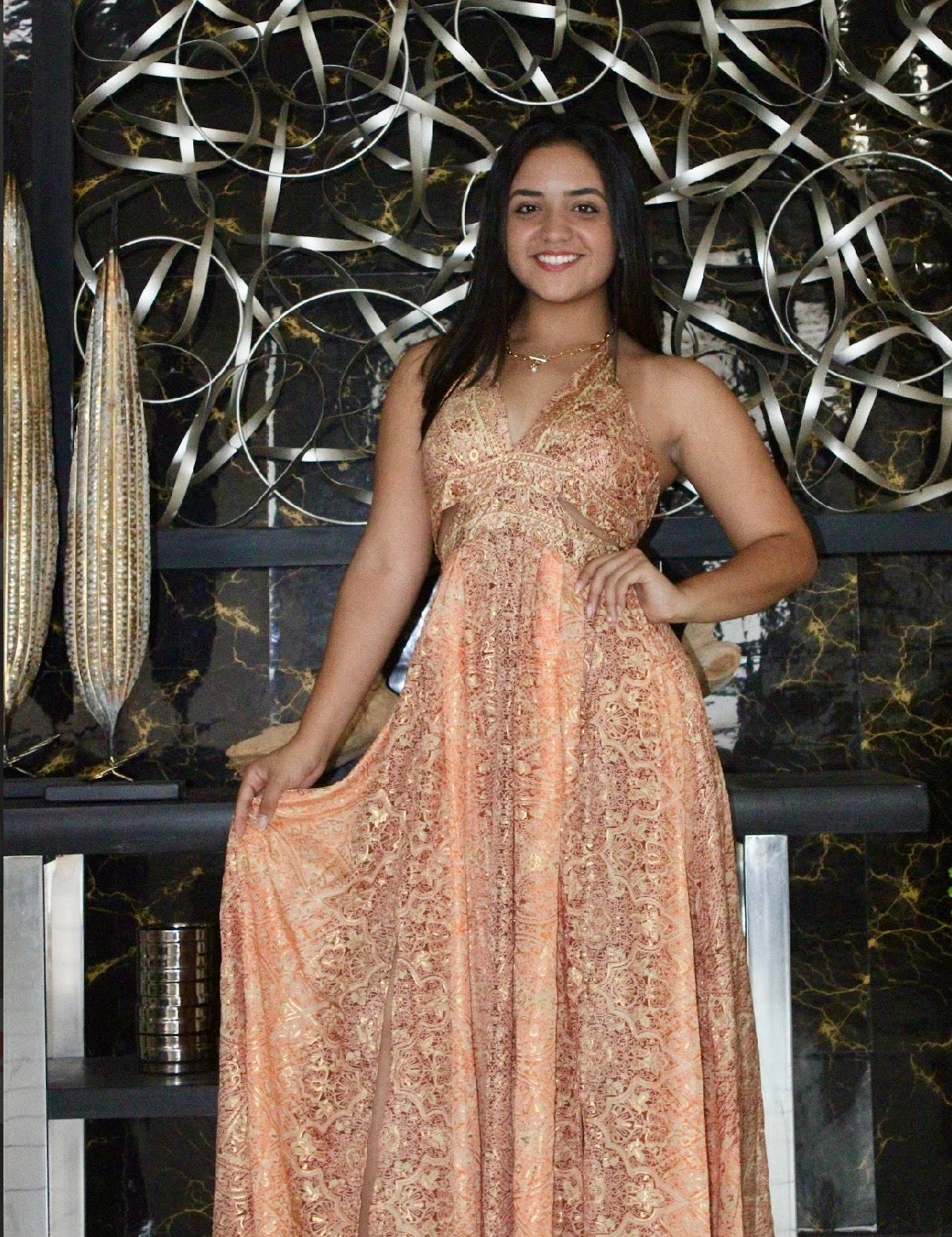 Golden Coast Summer Dress
